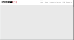 Desktop Screenshot of milestone.co.za