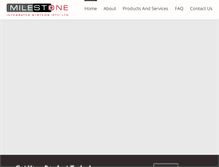 Tablet Screenshot of milestone.co.za