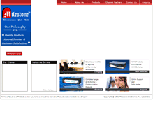 Tablet Screenshot of milestone.co.in